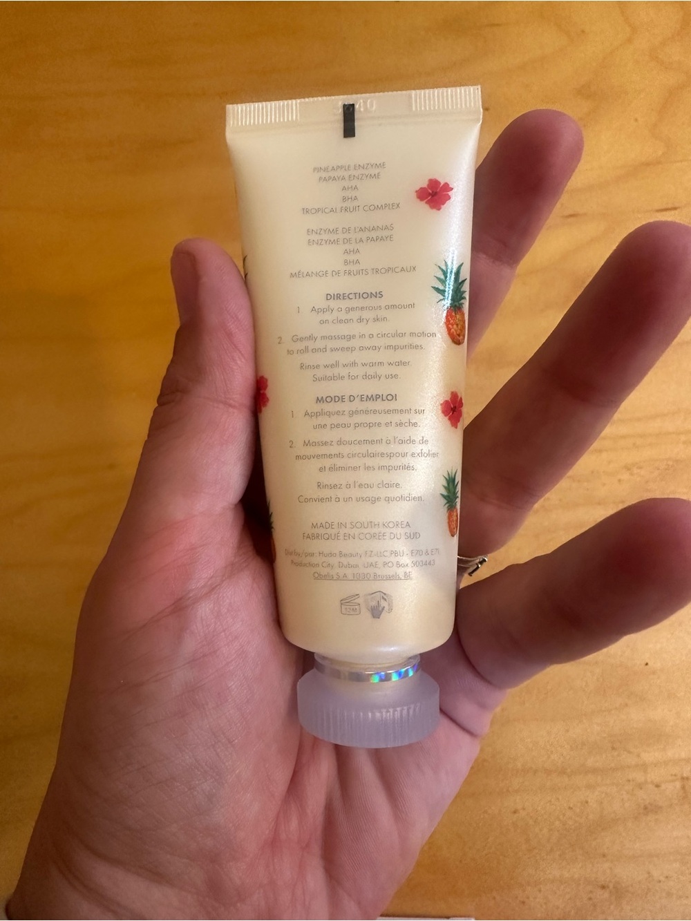 HUDA Beauty Wishful Yo Glow Enzyme Scrub Tropical Fruits New - Picture 6 of 8